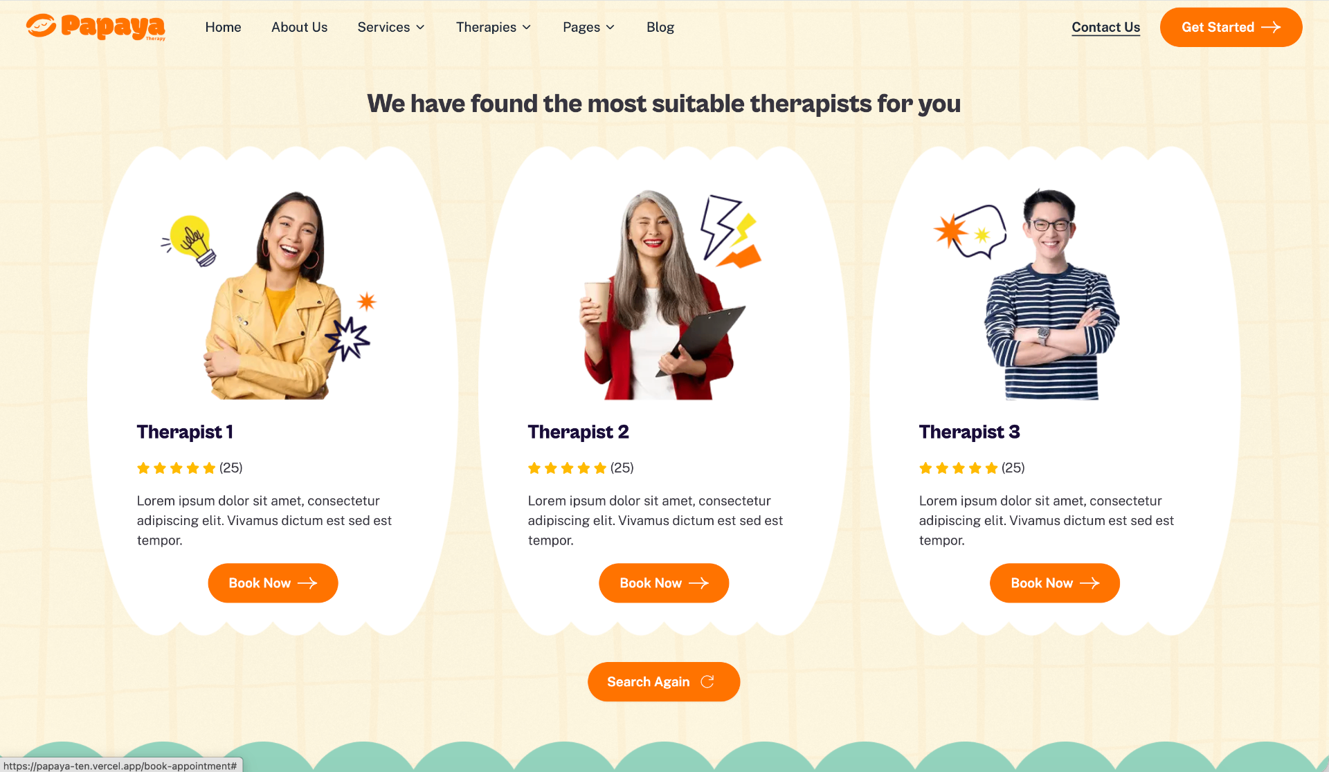 PapayaTherapy.com screenshot 3